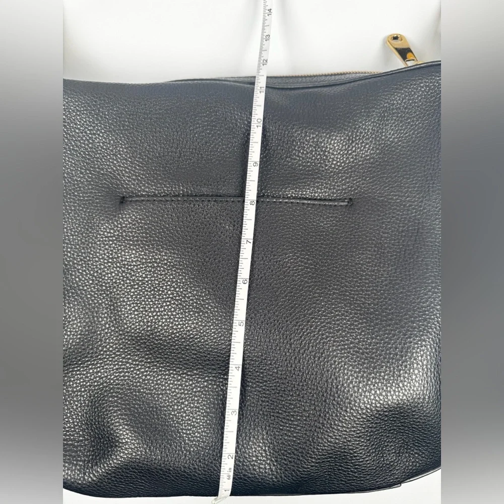 Michael Kors Raven Large Leather Shoulder Bag Black